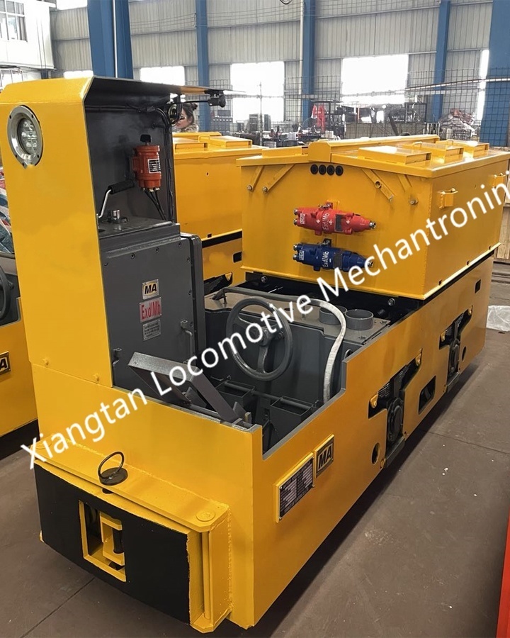 3.5ton Customized Battery Locomotive With Hydraulic Brake