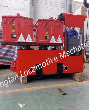 2.5ton Mining Battery Locomotive For Ship to Turkey