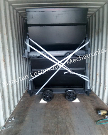 Bucket Tipping Mine Car